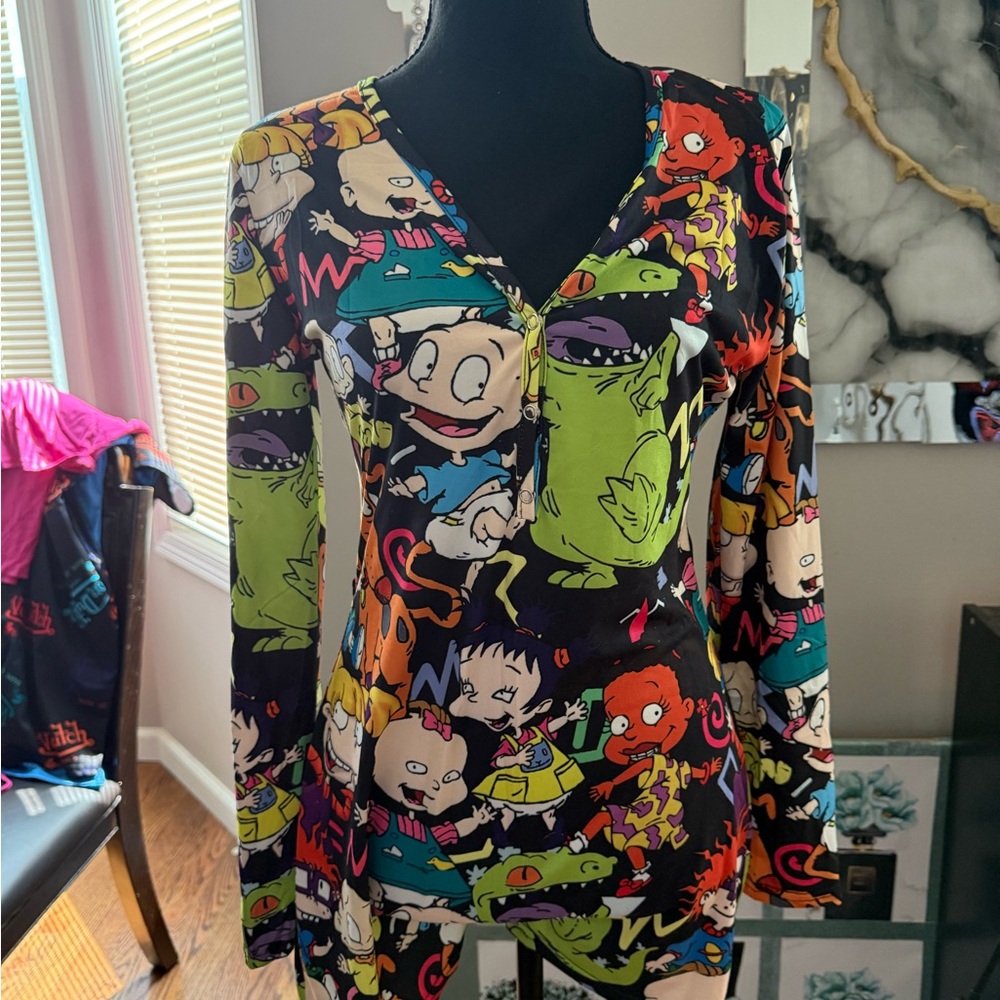 Colorful Cartoon Print Women's Athletic Shorts